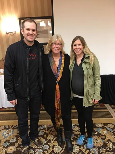 Chiropractor Indianapolis IN Steve Smiley and Chelsey Smiley with Dr. Jeanne Ohm Webster Technique Instructor